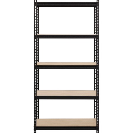 LORELL 2,300 lb Capacity Riveted Steel Shelving Recycled 59697